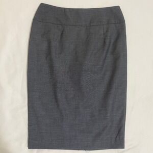 Mossimo Stretch Pencil Skirt Gray Business Casual Career Size 2